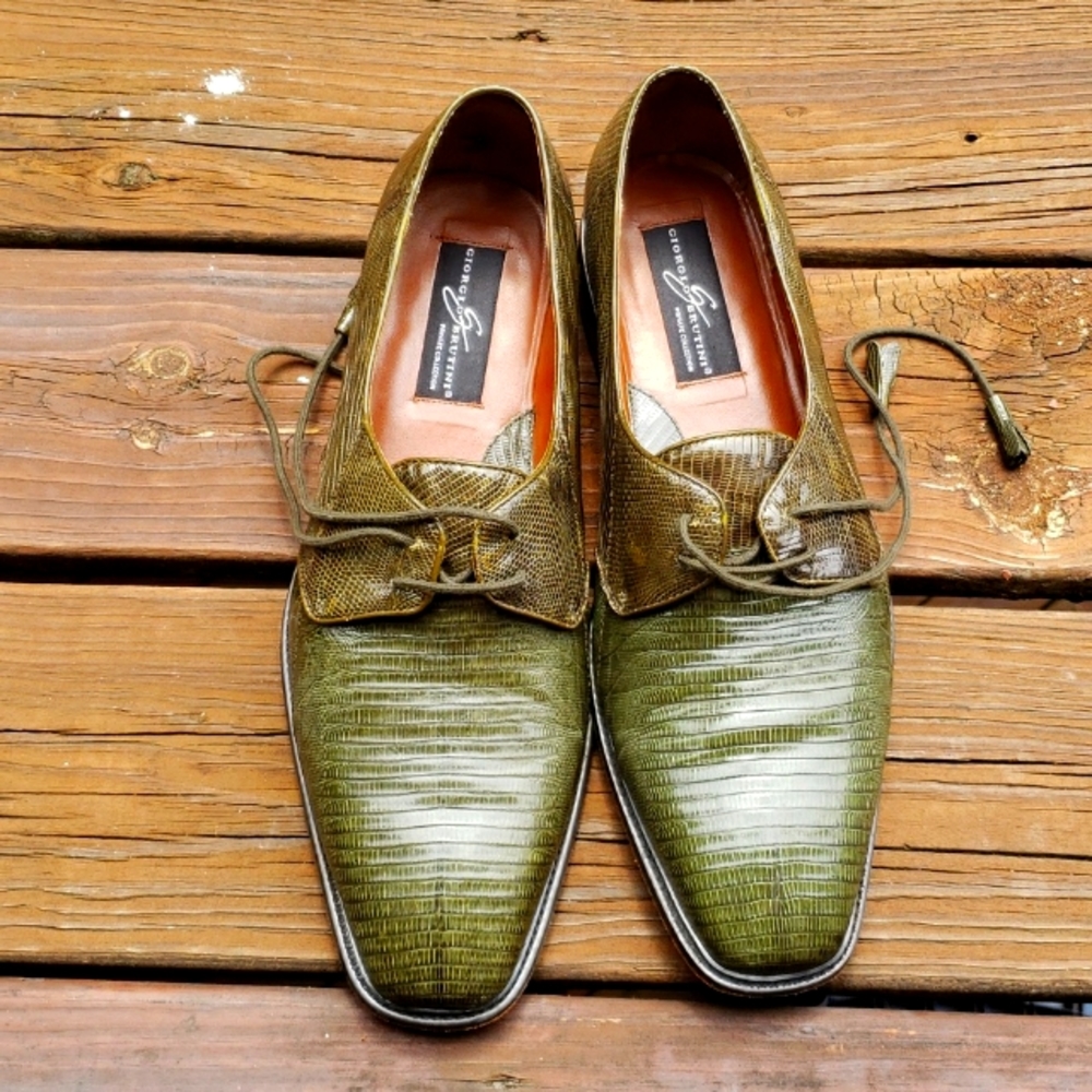 Giorgio Brutini Genuine Lizard Dress Shoes